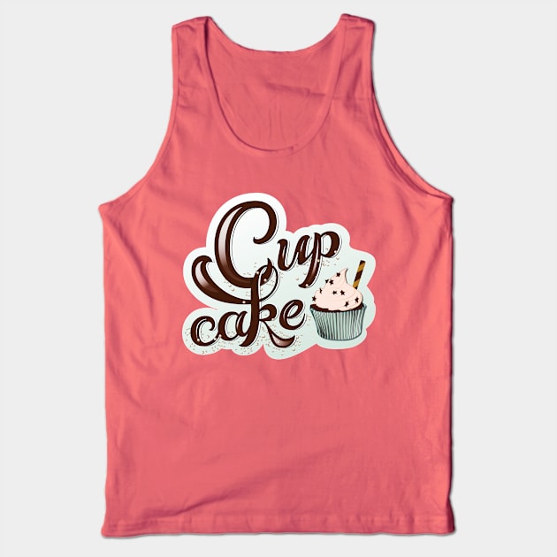 Cupcake Tank Top by CalliLetters